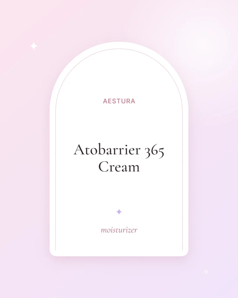Aestura Atobarrier 365 Cream, moisturizer (illustrated placeholder)
