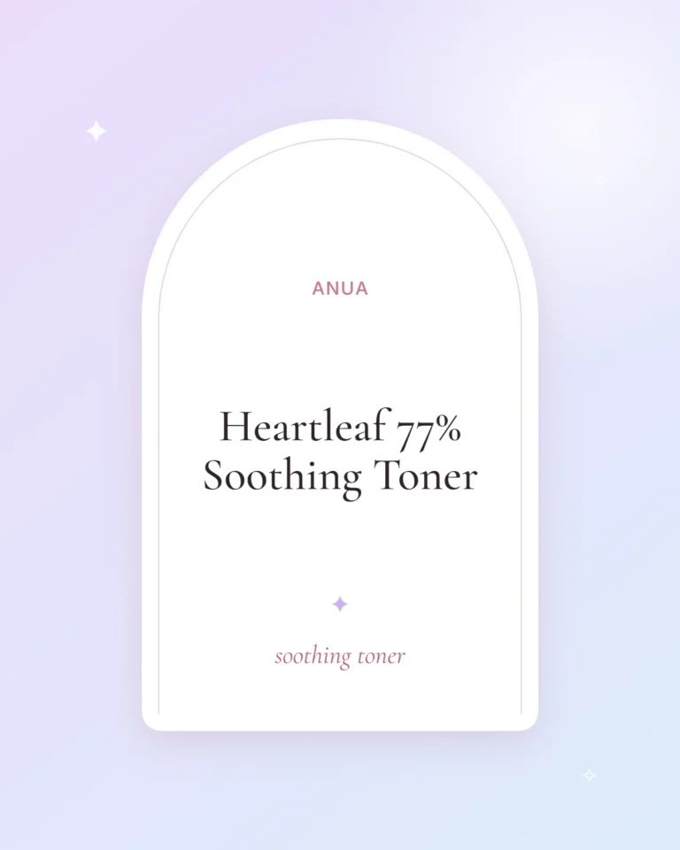 Heartleaf 77% Soothing Toner