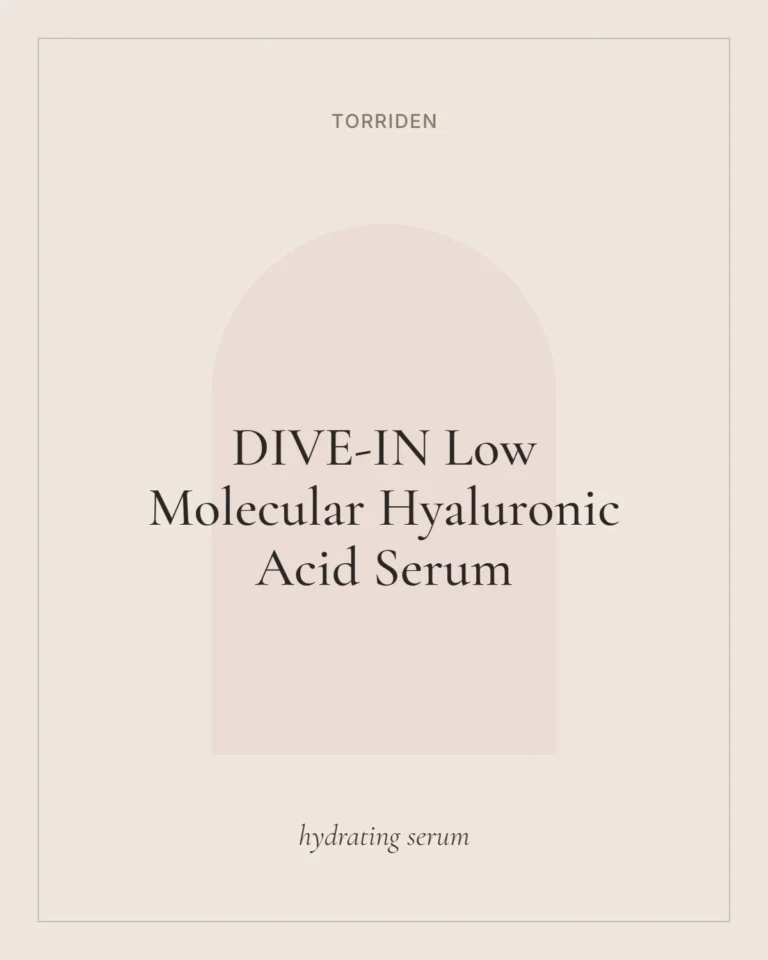 DIVE-IN Low Molecular Hyaluronic Acid Serum